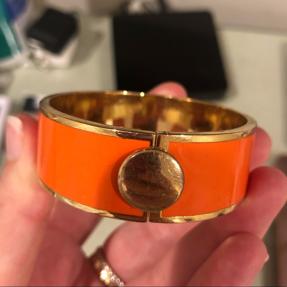 Orange and gold haylcon days bangle